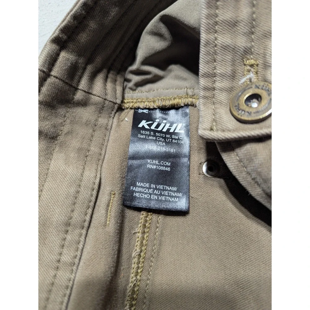 KÜHL Revolt Pants Men's 32x32 Khaki Tan Stretch Hiking Outdoor Casual